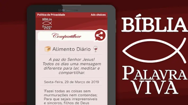 Bíblia Palavra Viva android App screenshot 0