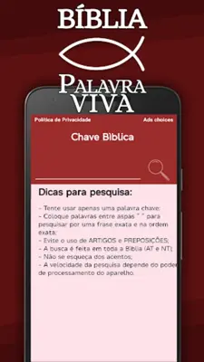 Bíblia Palavra Viva android App screenshot 10