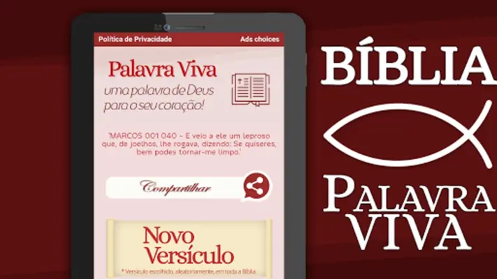 Bíblia Palavra Viva android App screenshot 1