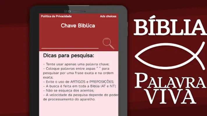 Bíblia Palavra Viva android App screenshot 2