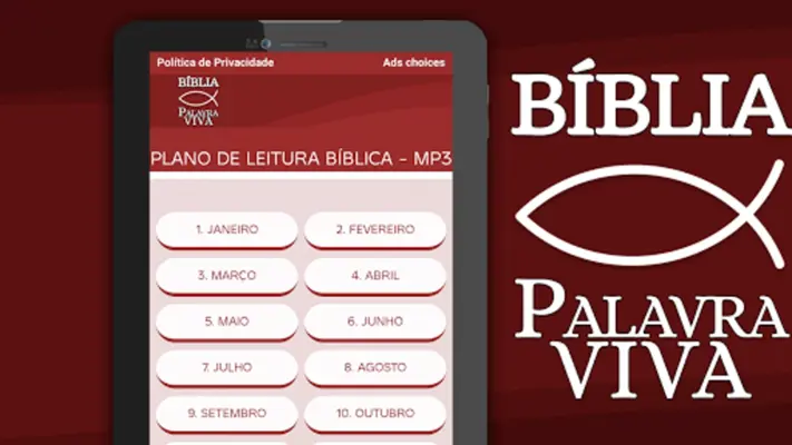 Bíblia Palavra Viva android App screenshot 3