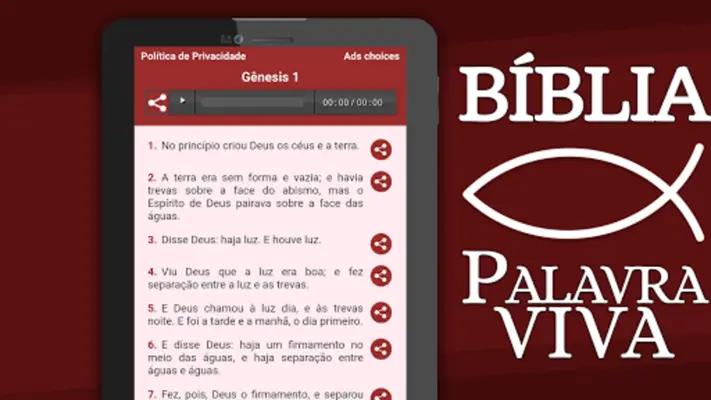 Bíblia Palavra Viva android App screenshot 6