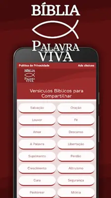 Bíblia Palavra Viva android App screenshot 8